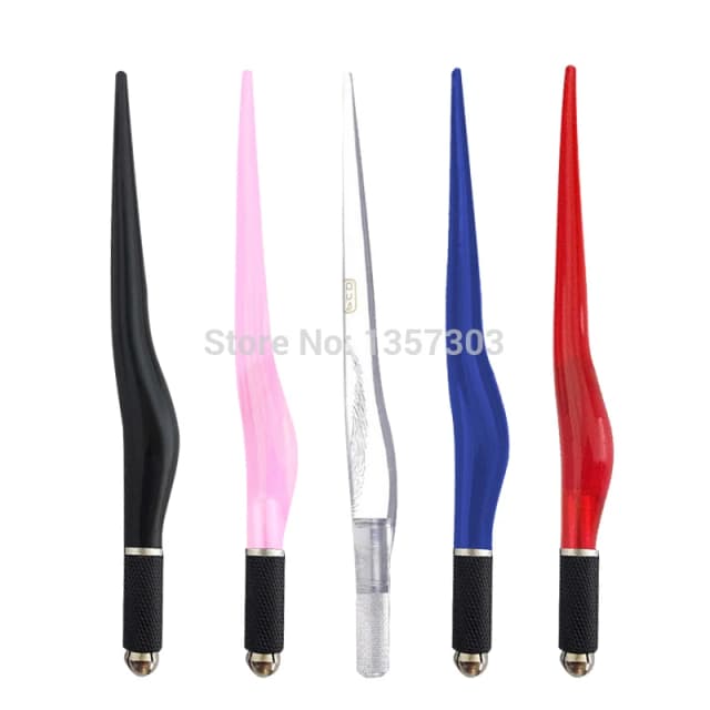Microblading Tebori Pen, Microblade Needle Holder, Maquiagem Permanente, Caneta Tatuagem Manual, PCD, Sobrancelha, 1Pc