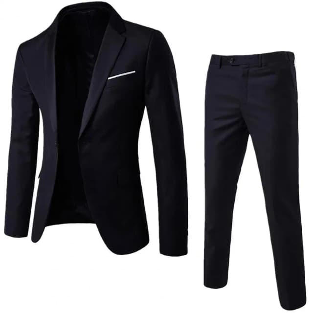 Moda masculina ternos finos negócios plus size groomsman blazers jaqueta calças outono casamento vintage clássico blazers conjunto