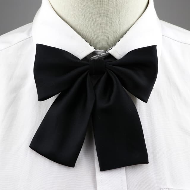 Camisas femininas coloridas gravata borboleta senhoras menina escola festa de casamento bowknot rosa bule preto clássico borboleta nó ternos acessórios