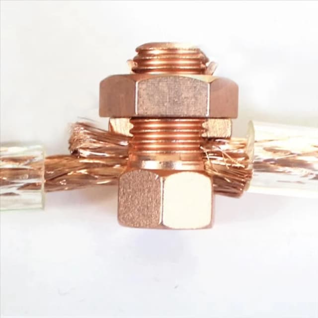 ABFA 10 peças conector de parafuso dividido, conector de parafuso dividido de aterramento para terra completa em fios descalços TJ-16