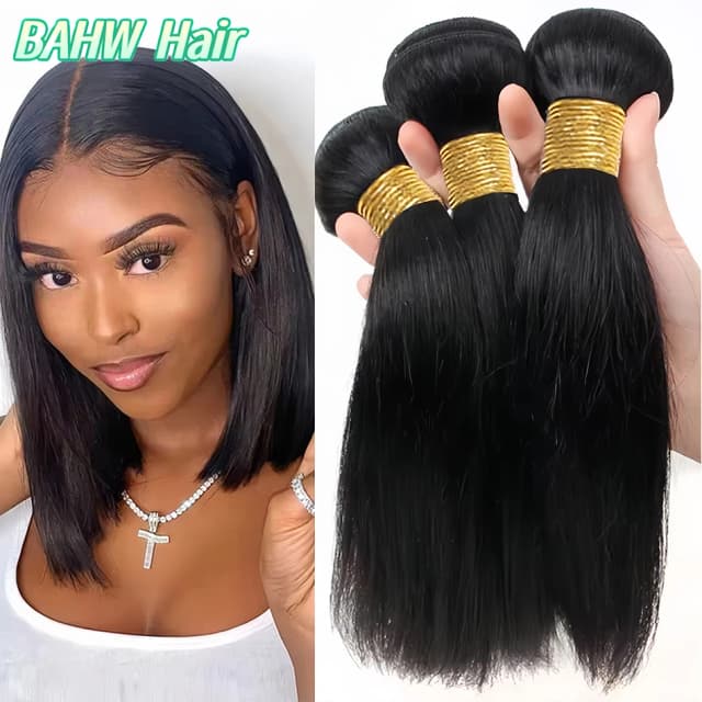 12a pacotes retos peruanos 100% pacotes de cabelo humano cru cabelo virgem 1/3/4 pçs natural preto barato extensões de cabelo por atacado