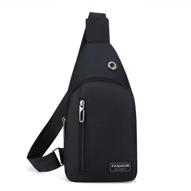 Bolsa de ombro multifuncional masculina, versátil tiracolo, moda casual, esportes ao ar livre