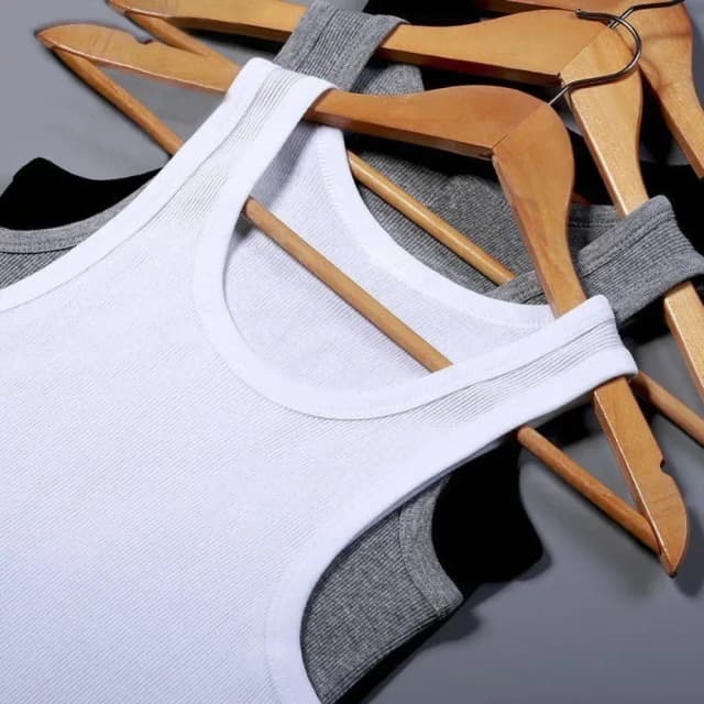 2026 NOVO Colete Masculino de Algodão Puro para Todas as Estações, Ajuste Jovem, Esportivo, Fitness, Casual, Sem Mangas, para Meia-Idade