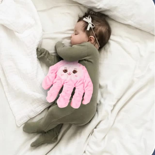 Bebê recém-nascido sleep aid palma travesseiro bebê calmante palma do bebê sleep aid bebê calmante sono controle remoto criança palma