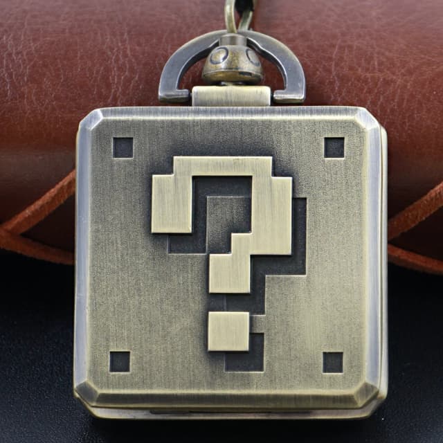 Bronze paraíso jogo relógio de bolso de quartzo com corrente masculino e feminino vintage charme steampunk pingente colar relógio cf1168