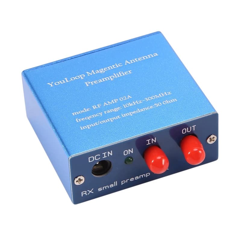 Amplificador rf amplificador de pré-amplificador para youloop antena magnética para hf e vhf