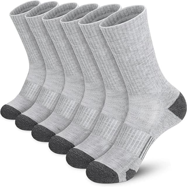 5 pares meias atléticas masculinas esporte correndo bezerro meias desempenho amortecido respirável ao ar livre tripulação meias para homens