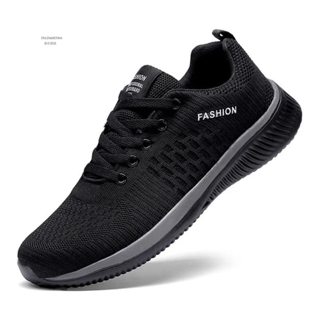Homens correndo andando sapatos de malha moda tênis casuais respirável esporte atlético ginásio leve tênis casuais