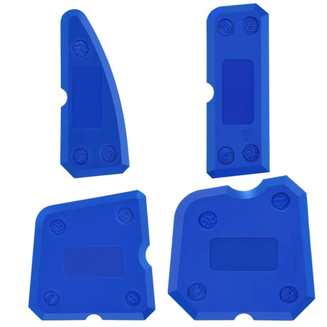 Conjunto de ferramentas de calafetagem, 4 unidades, raspador de cimento, removedor de selante para telha de chuveiro, remoção de borda, cozinha, banheiro, espátula de limpeza doméstica