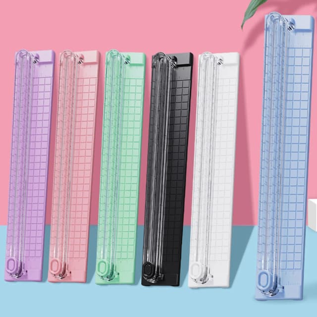 1pc portátil a3/a4 cortador de papel, ferramenta de corte manual não carregada feita com plástico durável, escola, casa e uso no escritório
