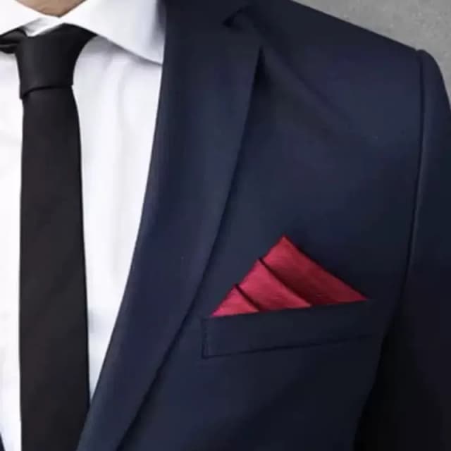 Lenço de cetim liso sólido masculino bolso quadrado moda casual lenço terno casamento escritório
