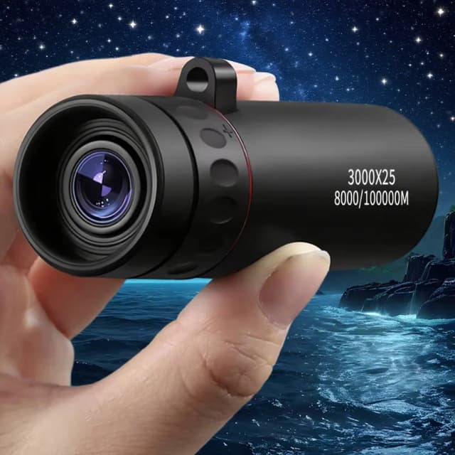 3000x25 monocular hd zoom profissional adulto monocular e mini telescópio portátil adequado para acampamento ao ar livre e caça