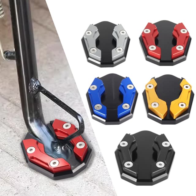 Kickstand suporte lateral extensão almofada placa ampliadora para yamaha nmax yamaha aerox155 nvx155 xmax 250 300 nmax 155 nmax acessórios