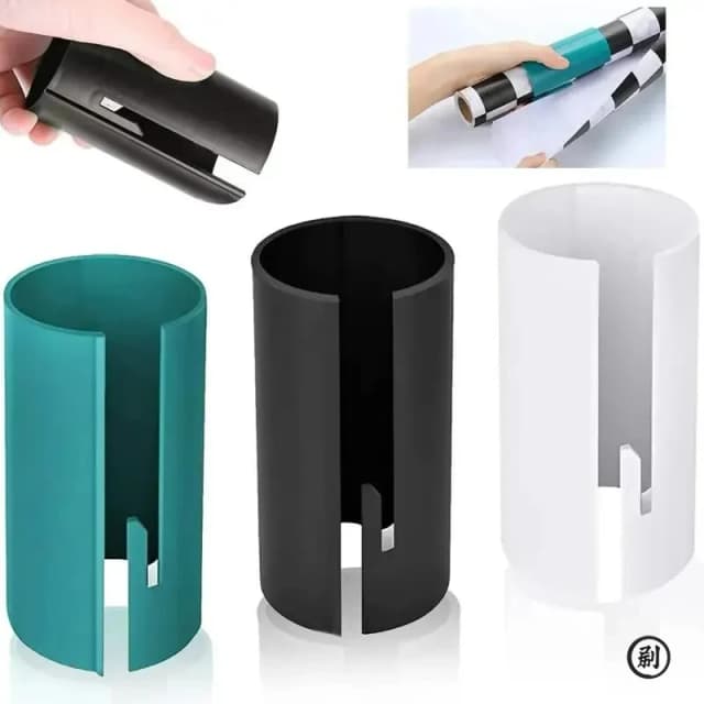 1 st Draagbare Mini Papier Snijmachine Kerstverpakking Papier Snijmes Snijden Inpakpapier Cutter