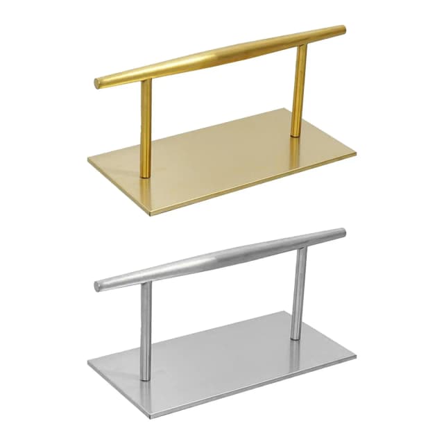 Descanso para os pés em aço inoxidável, acessório para spa de beleza, equipamento móvel para salão de beleza, peças para salão de beleza, barbeiro, apoio para os pés para estúdios