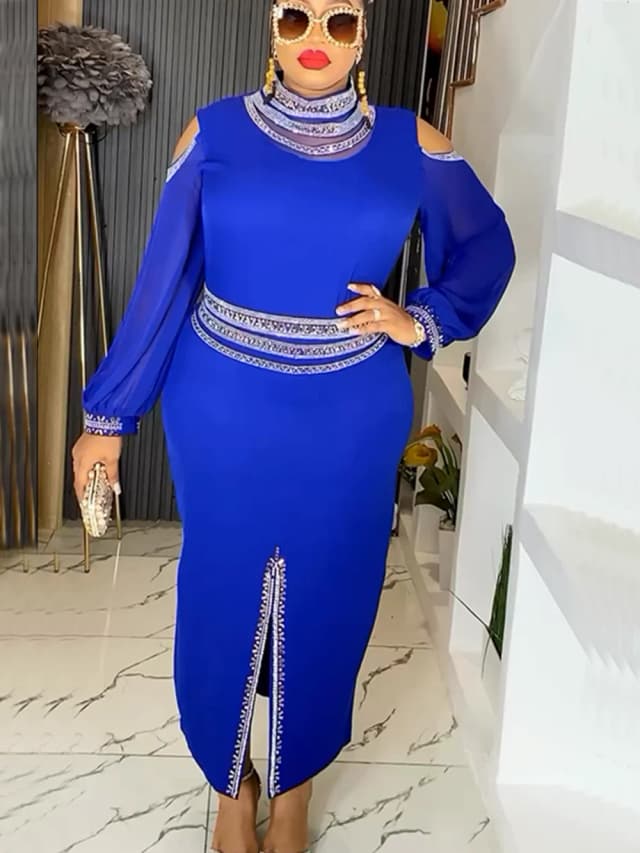 Vestidos africanos elegantes para mulheres 2025, novo verão, roupas africanas, plus size, festa de casamento, vestido longo, dashiki, ancara, roupa