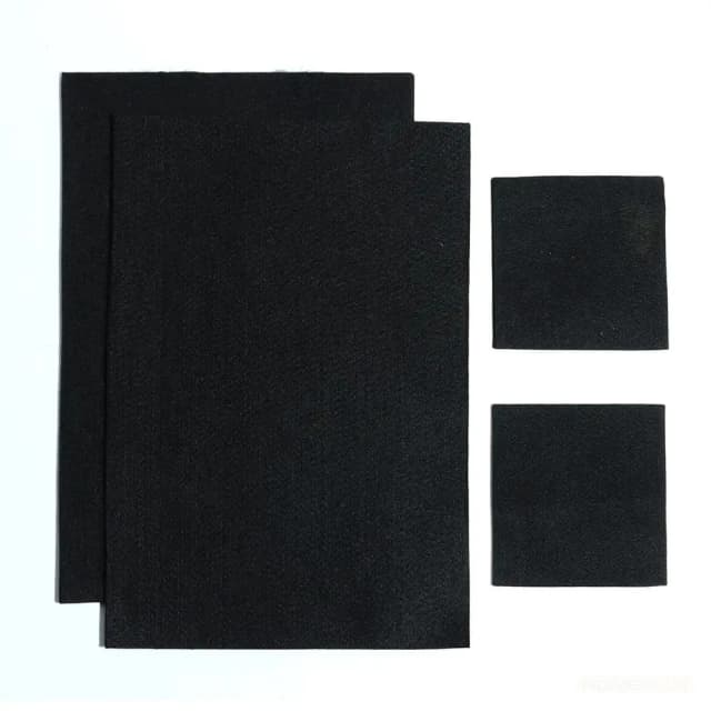 Manta Protetora de Soldagem Preta à Prova de Fogo, Almofada de Isolamento para Trabalho em Altas Temperaturas 30 * 20cm, Durável e Resistente ao Fogo para Acampamento