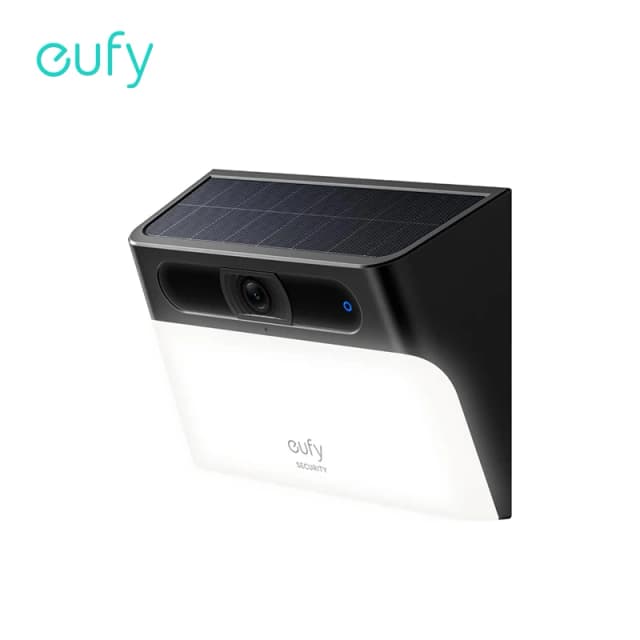 Eufy Segurança Solar Wall Light Cam S120 Câmera de segurança solar Câmera externa sem fio 2K Câmera Forever Power