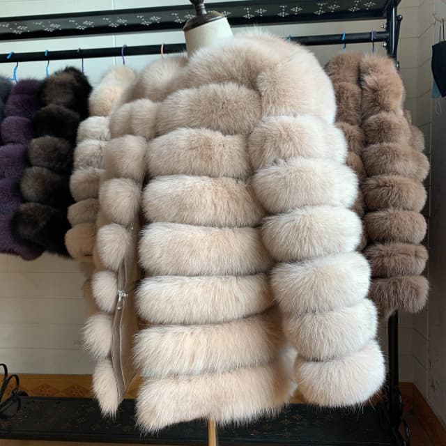 Novo estilo comprimento mangas 4 em 1 casacos de pele real mulheres jaquetas de pele real natural colete inverno outerwear feminino casaco de pele de raposa qualidade pele