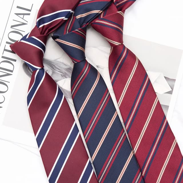 Nova jk gravatas mulheres listrado pescoço gravata meninas estilo japonês para jk uniforme bonito magro gravata xadrez uniforme escola acessórios masculinos