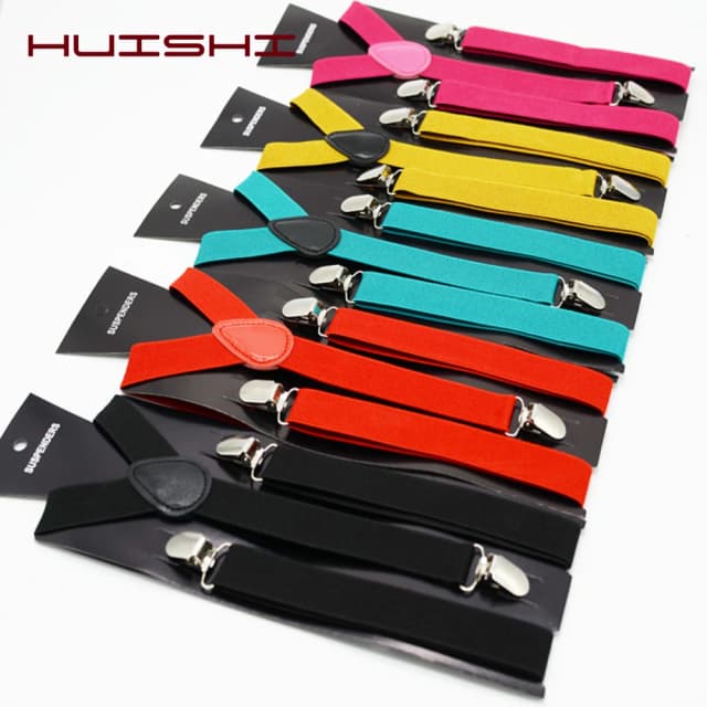 Suspensórios para homens calças vestuário adulto suspender homem camisa vestido feminino festa de casamento cores sólidas terno saia com cintas cintas
