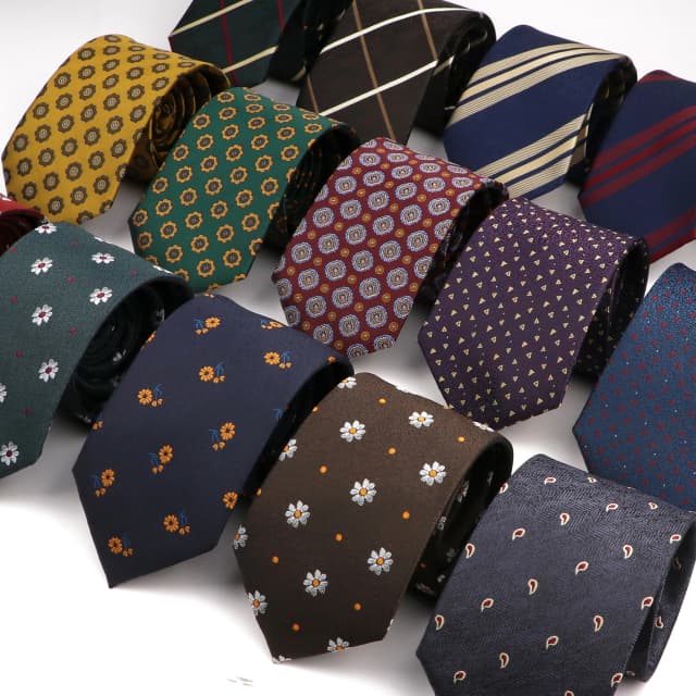 Nova moda masculina gravata 7.5cm listrado floral paisley verde cor escura gravata caber festa de casamento reunião negócios fino estreito cravat