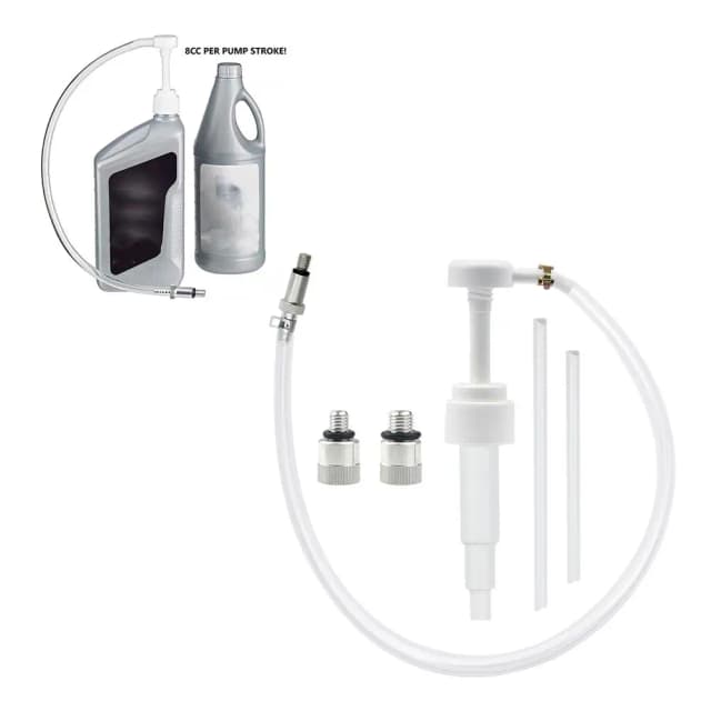 Bomba de óleo de engrenagem de unidade inferior universal com adaptadores de 3/8 polegadas 8mm 10mm para garrafas de quart padrão motores de popa Mariner