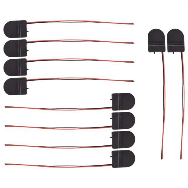 Mais novo 10/pcs botão cr2032 bateria de célula tipo moeda soquete titular capa com interruptor liga-desliga caixa de bateria 3v