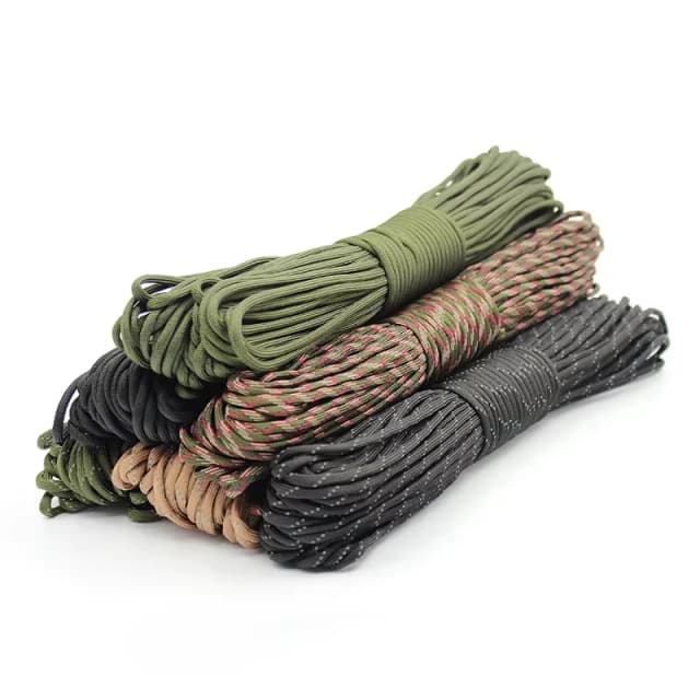 9-core 650lb paracord 5/15/31m diâmetro 4mm cabo de tenda tático sobrevivência pára-quedas corda para diy fazendo cordão pulseira coleira de cachorro