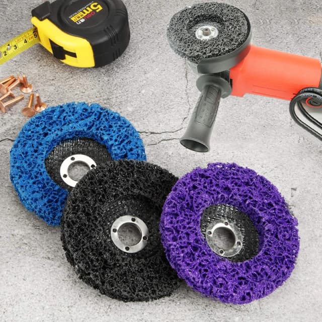 Roda de lixamento de aço inoxidável, disco de polimento para remoção de ferrugem de pintura, acessórios para moedor de ângulo, furo interno de 16/22mm