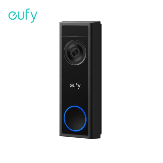 Campainha de vídeo eufy C30 alimentada por bateria 2K FHD16:9 visualização expandida fácil instalação chamada de vídeo ao vivo