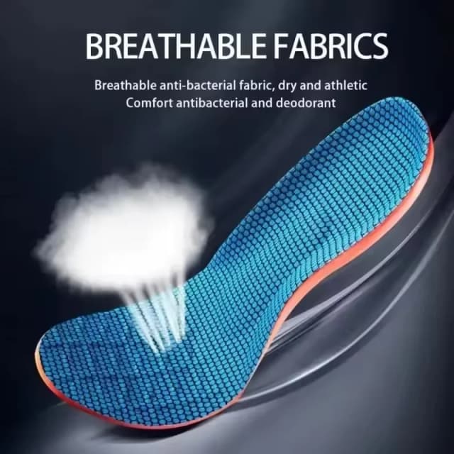 Palmilhas Ortopédicas Esportivas com Absorção de Choque para Calçados, Suporte de Arco e Almofadas para Fascite Plantar, para Homens e Mulheres