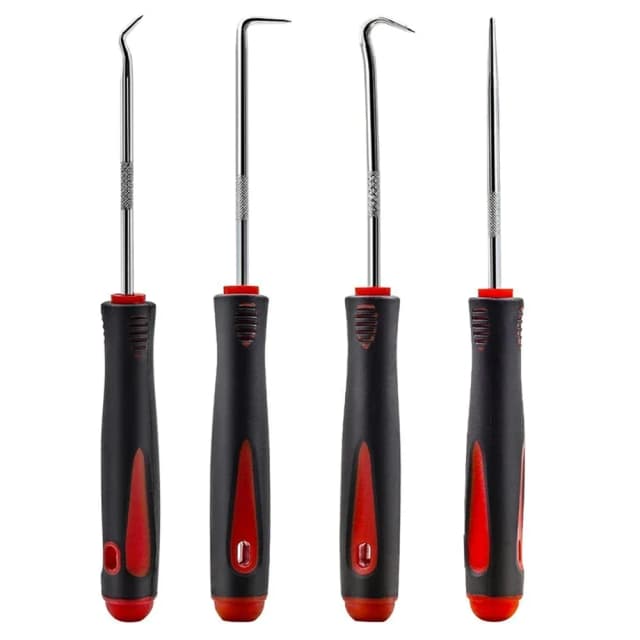 Conjunto de chaves de fenda para vedação de óleo de veículo automotivo, extrator de junta de vedação de anel o, ferramentas de reparo de vedação, 16cm, 4 peças
