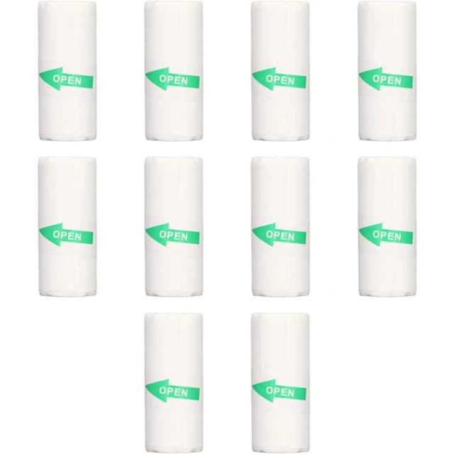 10 pçs mini papel de impressora para peripage papel térmico autoadesivo papel adesivo imprimível para impressora térmica de bolso