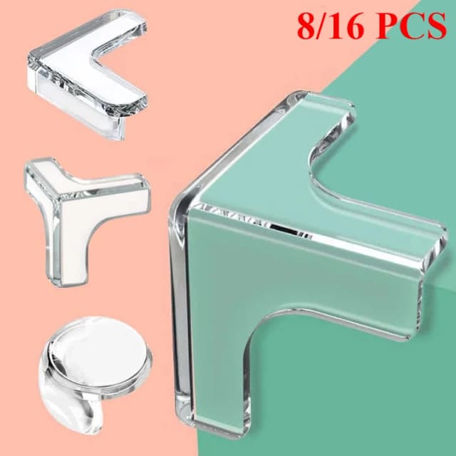 8/16pc atualizado protetor de canto segurança do bebê silicone guardas de canto e bordas ampliadas engrossadas protetor de canto de mesa de móveis