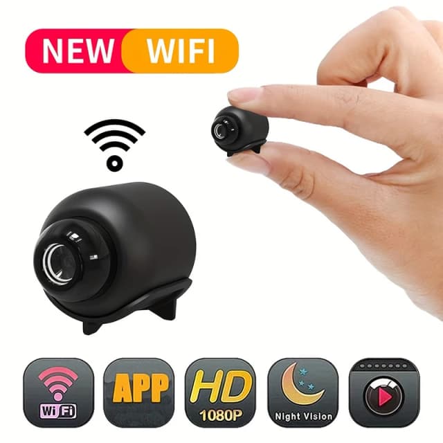 Nova x5 mini câmera 1080p visão noturna clara leve portátil premium cams detecção de movimento sem fio wifi câmera de vigilância