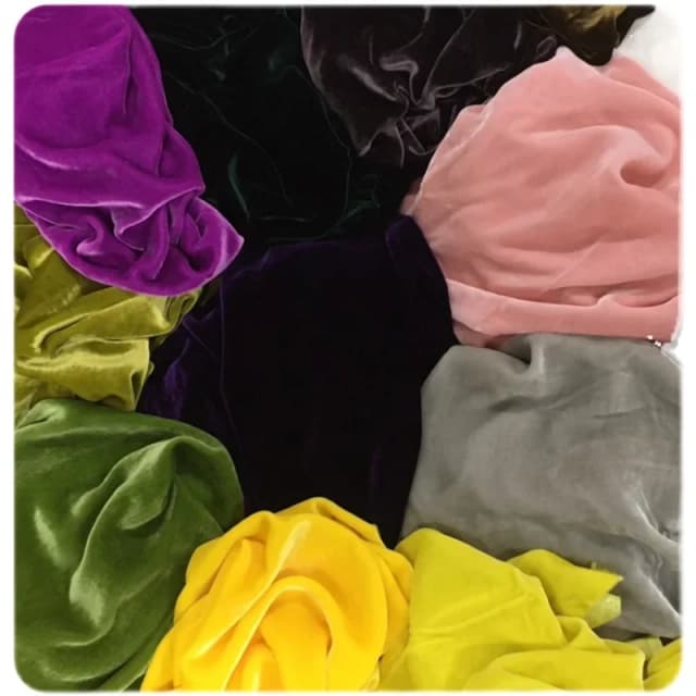 Tecido de embrulho de veludo real tecidos de veludo por jarda tecido de veludo de seda para vestido de casamento pano macio de alta qualidade preto vermelho