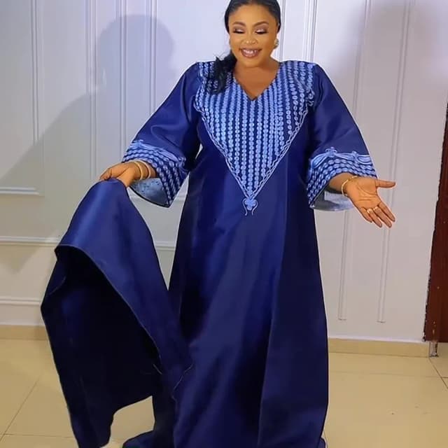 Plus size roupas africanas para as mulheres 2025 novo africano dashiki ancara bordado robe bazin design vestidos de festa de casamento