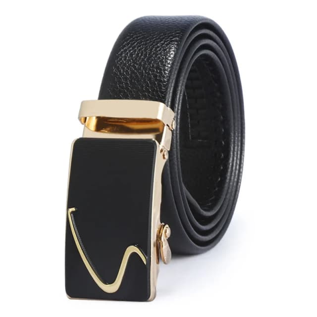 Homem cinto de couro do plutônio de alta qualidade cinto de negócios dos homens dourado fivela automática cintura strass decoração masculino cinto de luxo