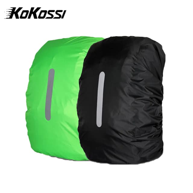 Kokossi 20l-80l mochila capa de chuva escalada de montanha reflexiva ao ar livre saco à prova dwaterproof água acampamento caminhadas saco capa poeira mulher homem