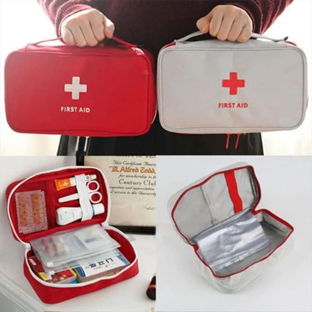 Kit de primeiros socorros saco de sobrevivência de emergência bolsa durável trauma saco compacto resgate sacola portátil saco de armazenamento de medicina