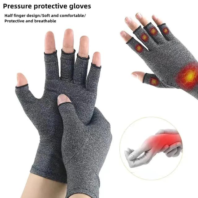 Luvas de compressão para artrite, algodão, alívio da dor nas articulações, suporte de pulso, cinta de mão, mulheres, homens, terapia, pulseira, luvas de compressão