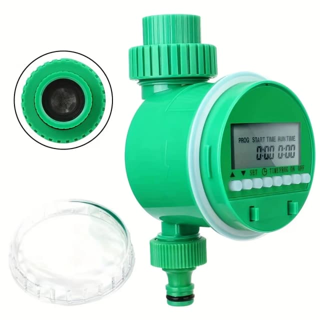 Display lcd eletrônico jardim rega temporizador controlador de irrigação automática válvula inteligência dispositivo controle rega