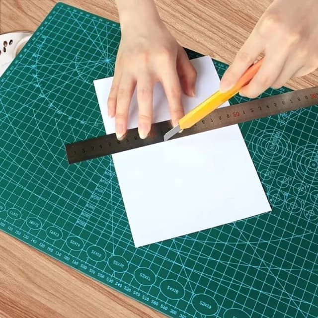 A3 PVC-snijmat Enkelzijdig Patchwork Cut Pad voor werkbank Patchwork Naaien Handleiding DIY Mes Graveren Lederen snijplank