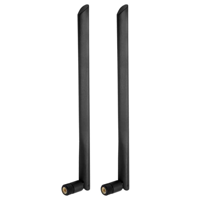Antena wi-fi de banda dupla, 2 peças, 10dbi, 2.4g, 5g, 5.8g, sma, amplificador macho, roteador wlan, amplificador singal