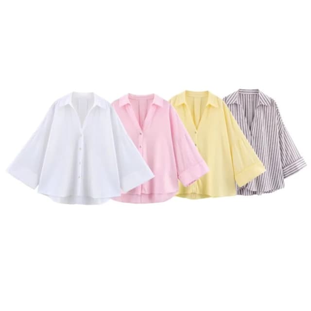 Hipseam camisa de manga larga feminina primavera assimétrica bainha botão camisas femininas simples senhora johnny colarinho camisas e blusas de linho