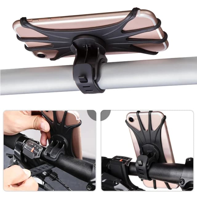 Carrinho de bebê suporte do telefone móvel universal rotativo carrinho de bicicleta sílica gel telefone stander multifuncional acessórios para carrinho