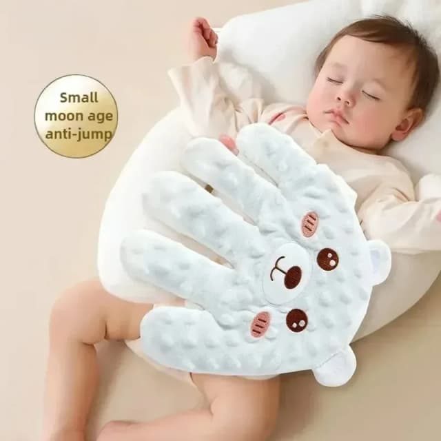 Bebê recém-nascido sleep aid palma travesseiro bebê calmante palma do bebê sleep aid bebê calmante sono controle remoto criança palma
