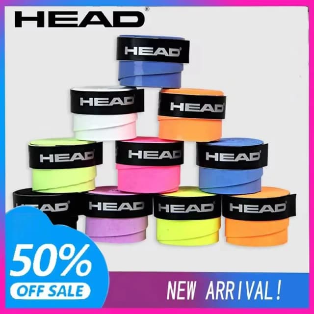 5 pçs original cabeça tênis overgrip cabeça do plutônio raquete de tênis suor banda absorção aperto raquete de badminton lidar com aperto tênis griptape