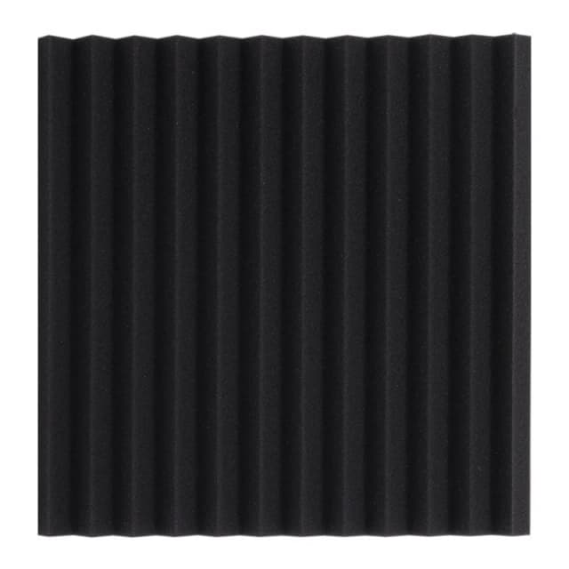 Material de absorção de estúdio de espuma de isolamento acústico de ranhura triangular 4PCS